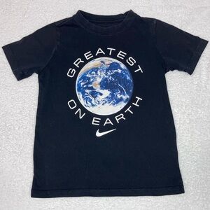 5/$20 Nike “greatest on earth” black sort sleeve tee t-shirt small 6/7